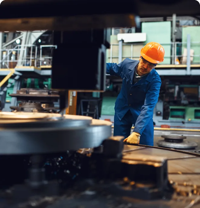 Opérateur sur ligne de production